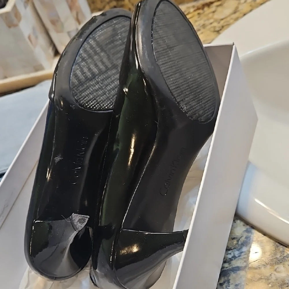 Calvin Klein Black Heels Timeless Elegance
